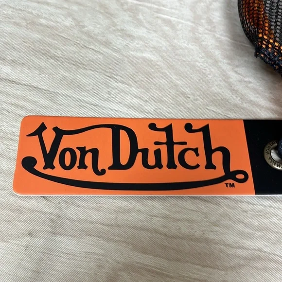 VON DUTCH CITY OF ANGELS RED YELLOW TRUCKER HAT - Picture 7 of 9